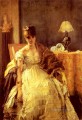 Dama enamorada del pintor belga Alfred Stevens